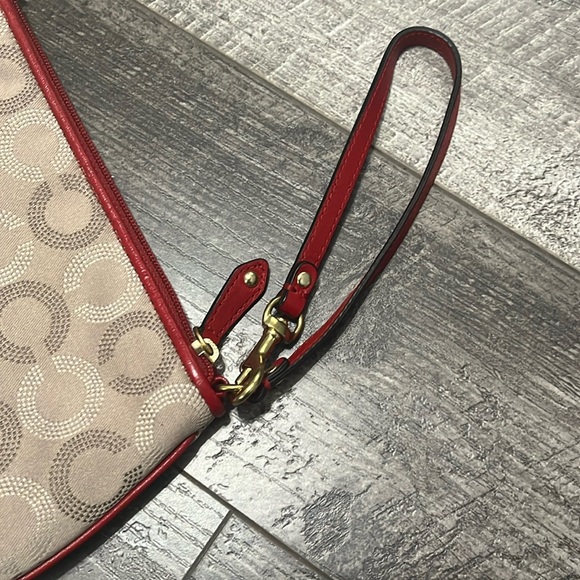 Coach Ashley Wristlet - Dotted Optic C - w/ COA EUC - Picture 8 of 12